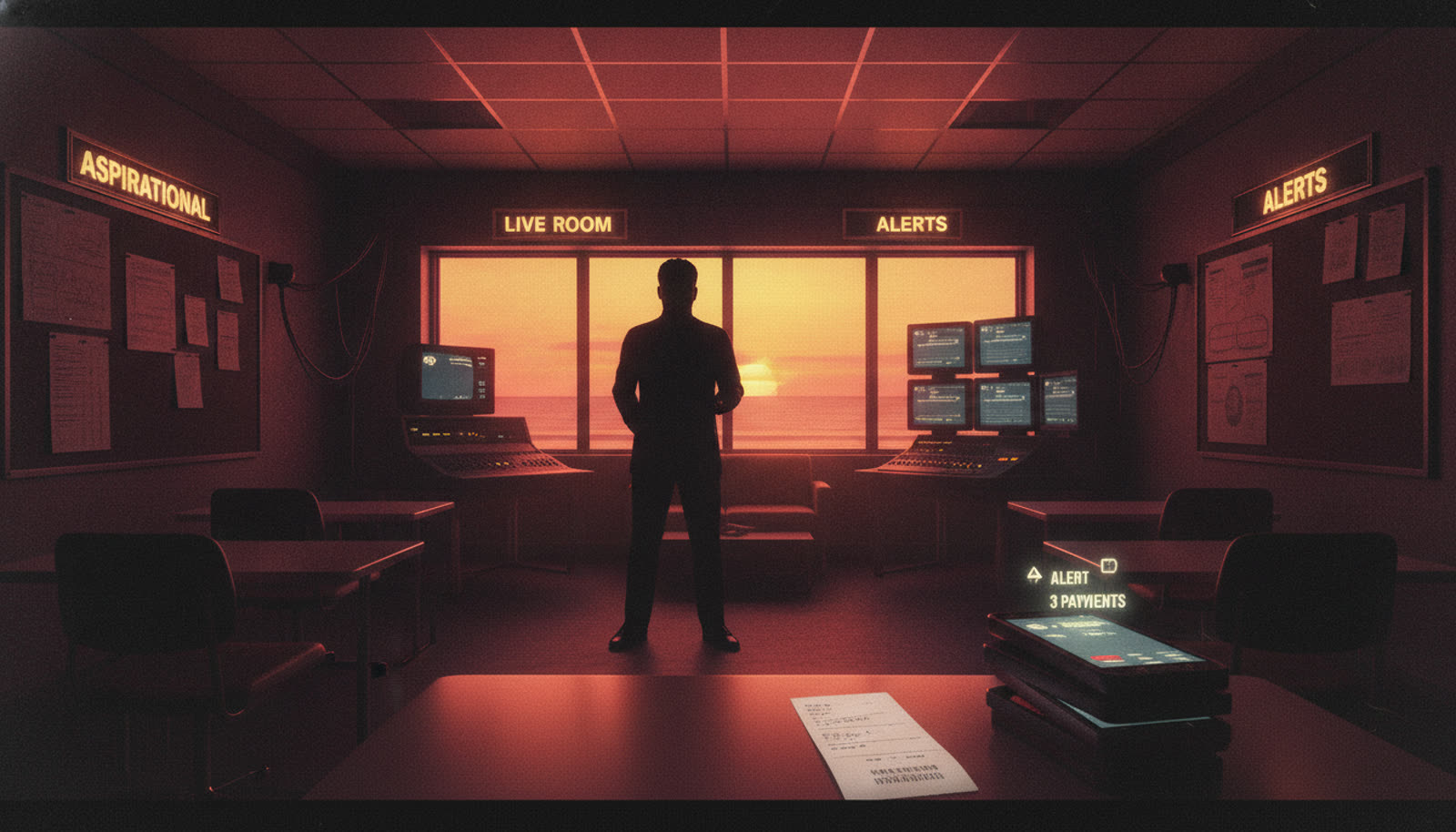 A trading school dressed in AI-trading atmosphere.